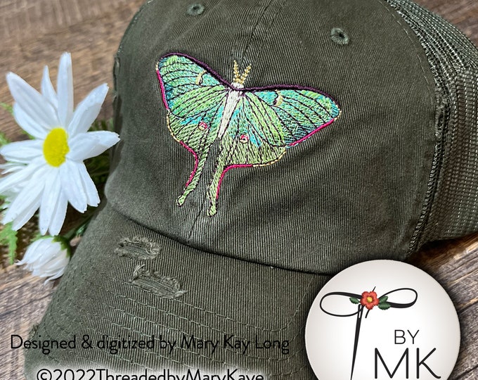 Luna Moth Hat  |  Luna Moth Cap  |  Luna Moth Gift