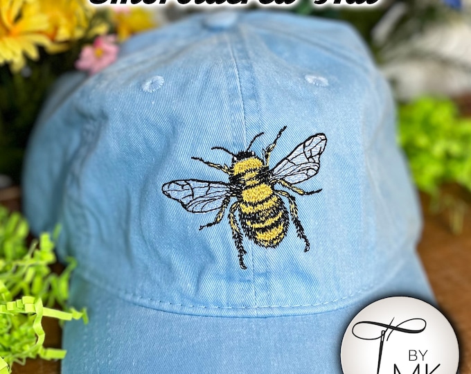 Bee Hat  |  Bee Cap  |  Bee Lover Gift  |  Bee Dad Hat