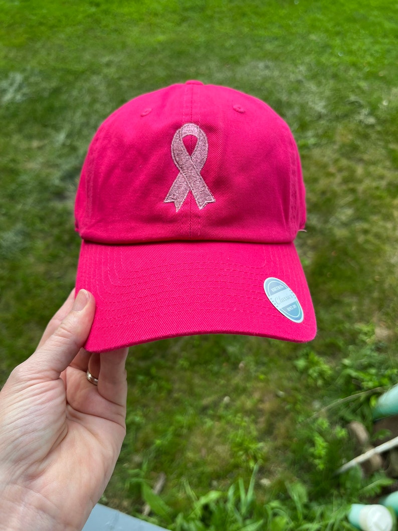 Pattern Cancer Ribbon Cap Customizable Cancer Awareness Ribbon Hat - Etsy