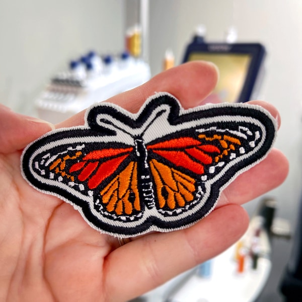 Monarch Butterfly Patch  |  Hand-made Monarch Gift | Monarch Butterfly  |  Butterfly Patch