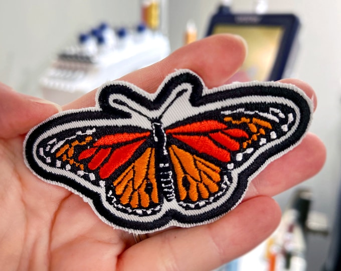 Monarch Butterfly Patch  |  Hand-made Monarch Gift | Monarch Butterfly  |  Butterfly Patch