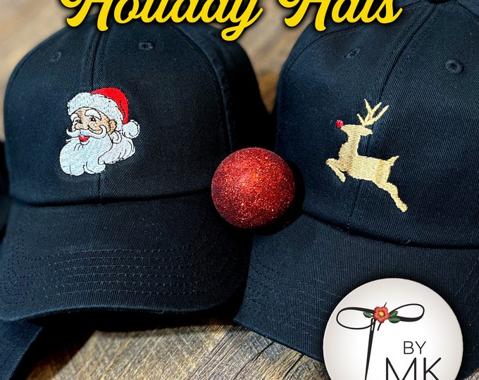 Holiday Hat  |  Holiday Cap  |  Holiday Gift  |  Christmas Baseball Hat