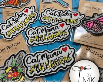 Monarch Caterpillar Patch  |  Hand-made Monarch Gift | Monarch Larvae  |  Caterpillar Patch