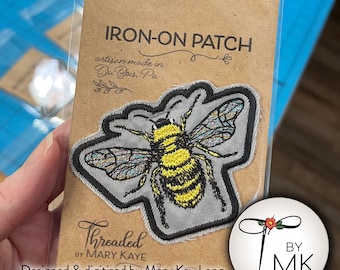 Bee Patch  |  Hand-made Bee Gift  |  Bumble Bee Patch