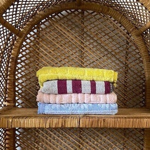 Vintage Assorted Colorful Cannon Hand Towels 70s 80s 90s Hand Towels