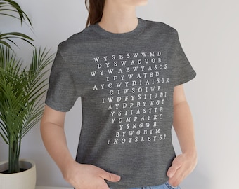 Smallest Man Who Ever Lived Coded Bridge T-Shirt, Unisex, weiche Baumwolle, Einzigartiges Grafiktop, Geschenk für Sie, Musik, ts