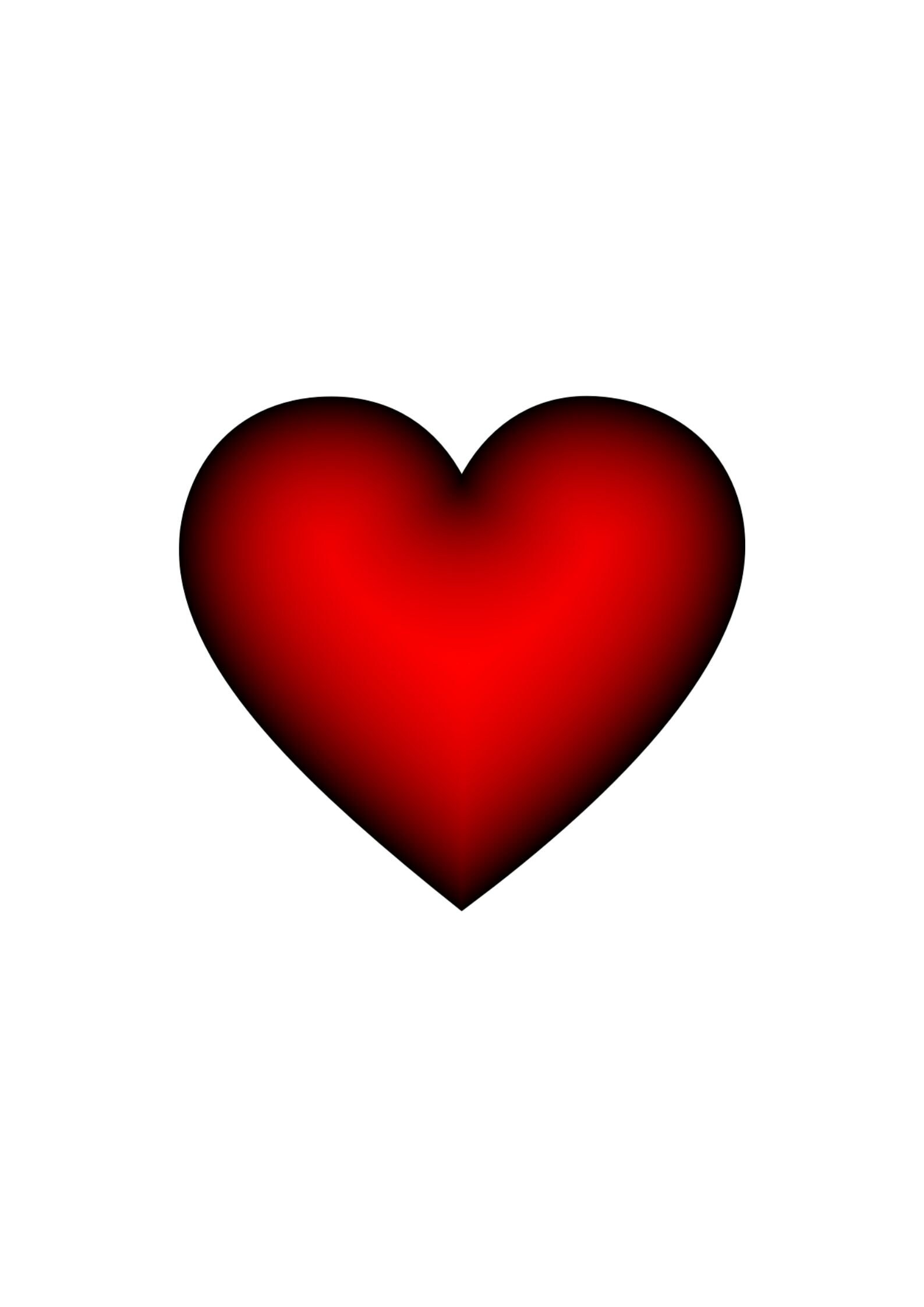 Dark Red Heart Png