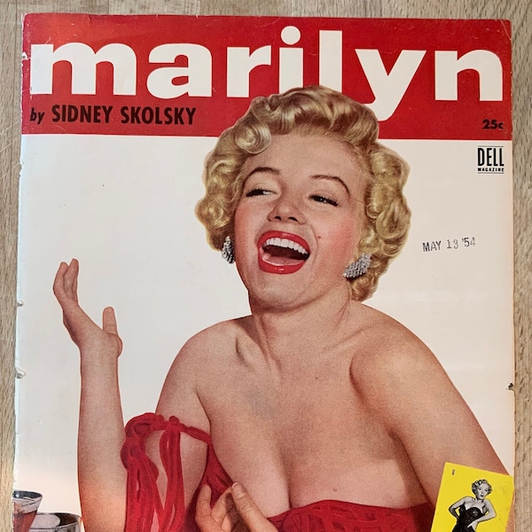 MARILYN By Sidney Skolsky - May 1954 - Original
