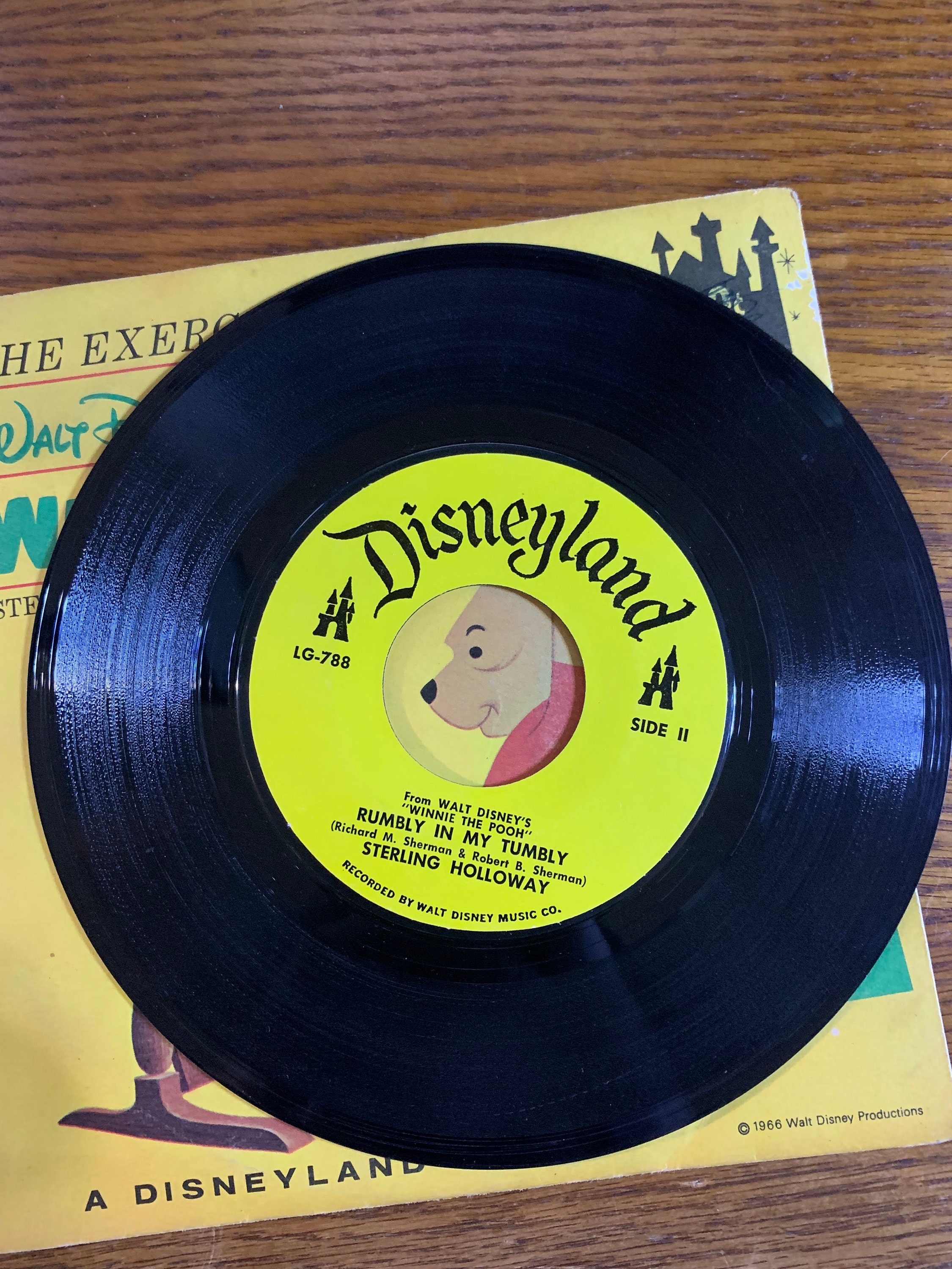 Winnie the Pooh Walt Disney 45 RPM Record - 1966 - Etsy