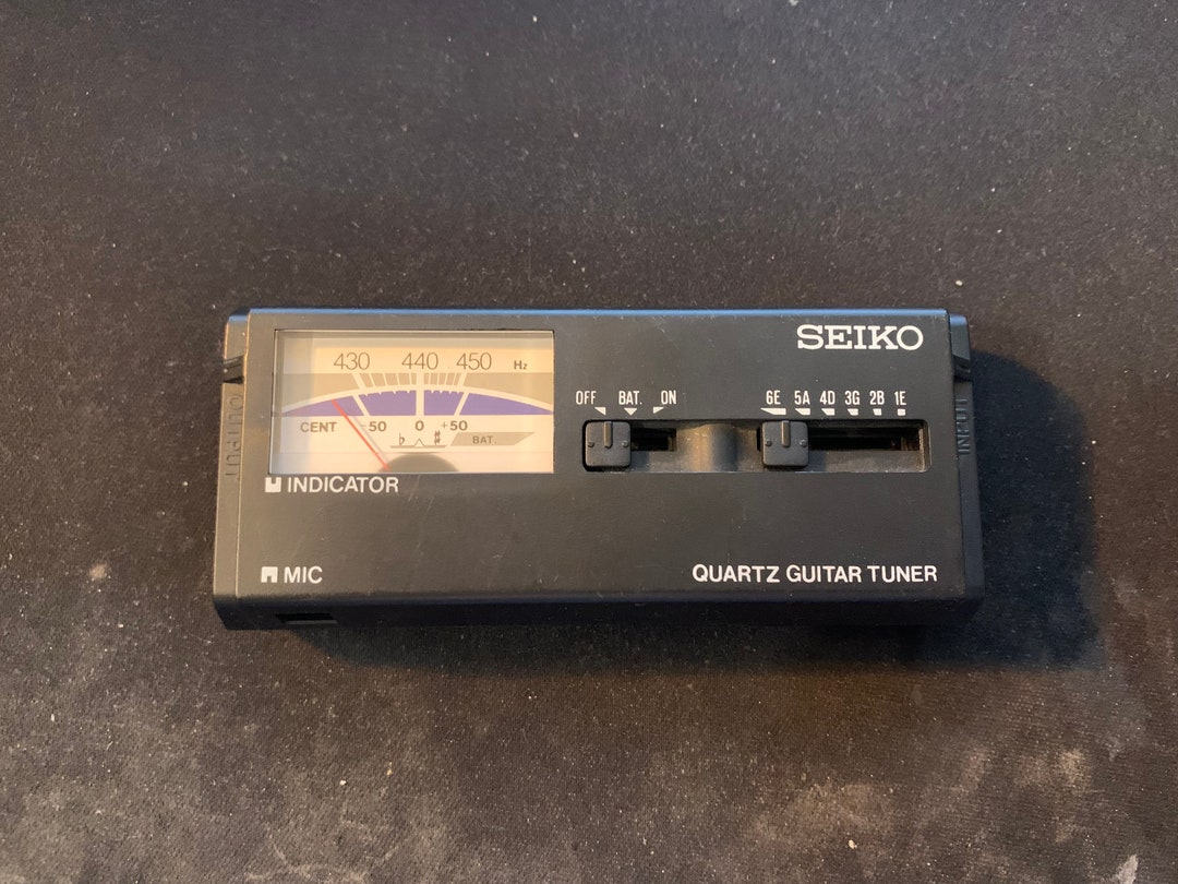 Seiko Quartz Guitar Tuner Model ST600 Etsy