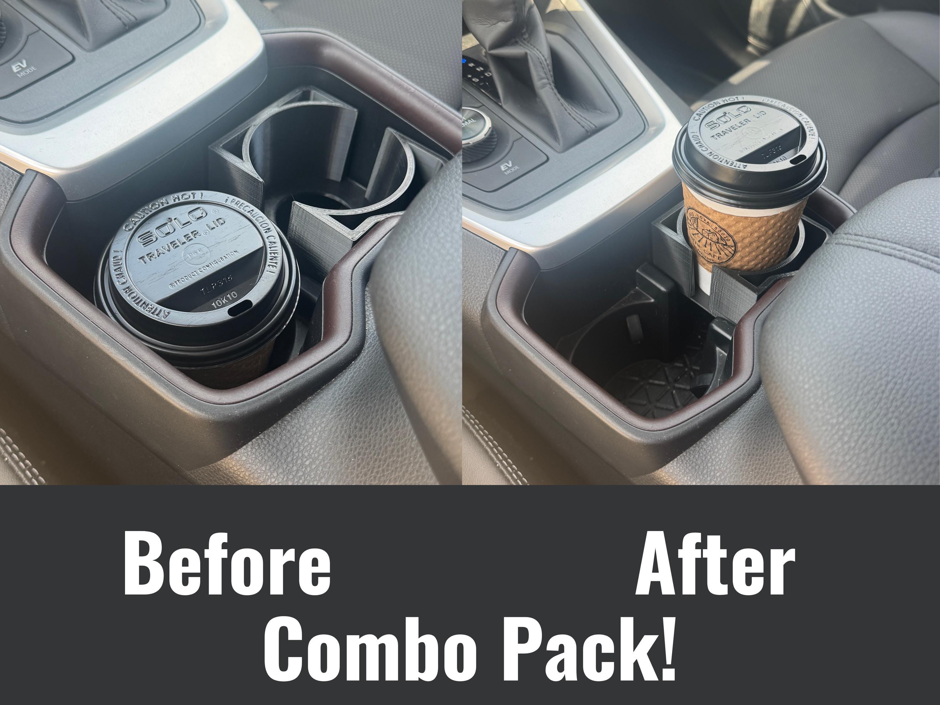 Toyota RAV4 Cup Holder Insert 2021-2025 – Driver Passenger Combo