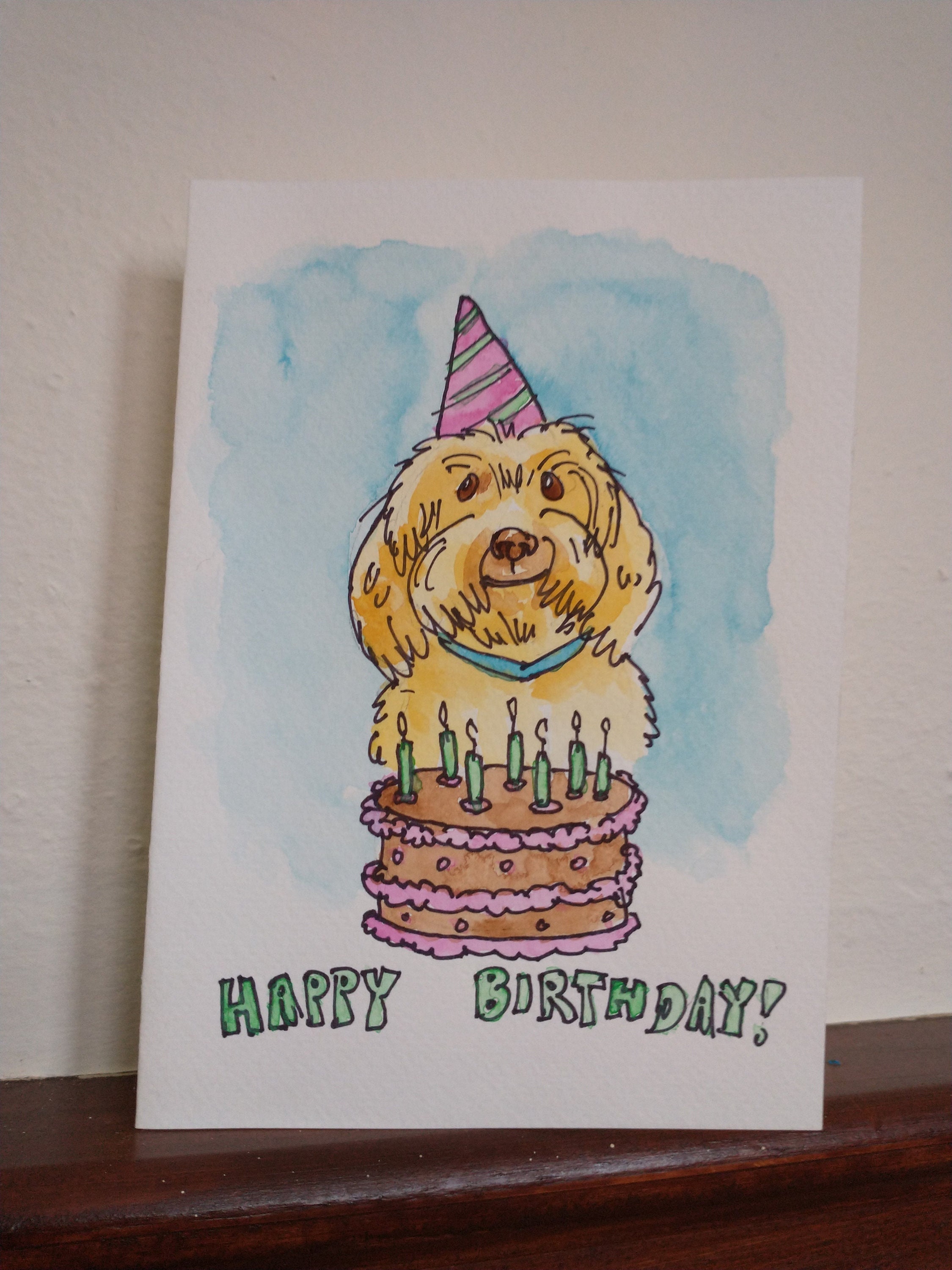 Custom Cards: Hand-drawn Hand-painted - Etsy