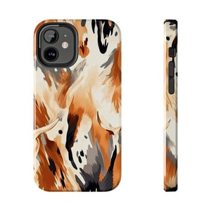 Cowhide Phone Case, Western Phone Case, Western Aesthetic, Cowgirl Gift, Cowgirl Phone Case,Aztec Phone case, Cowboy Phone Case, Country