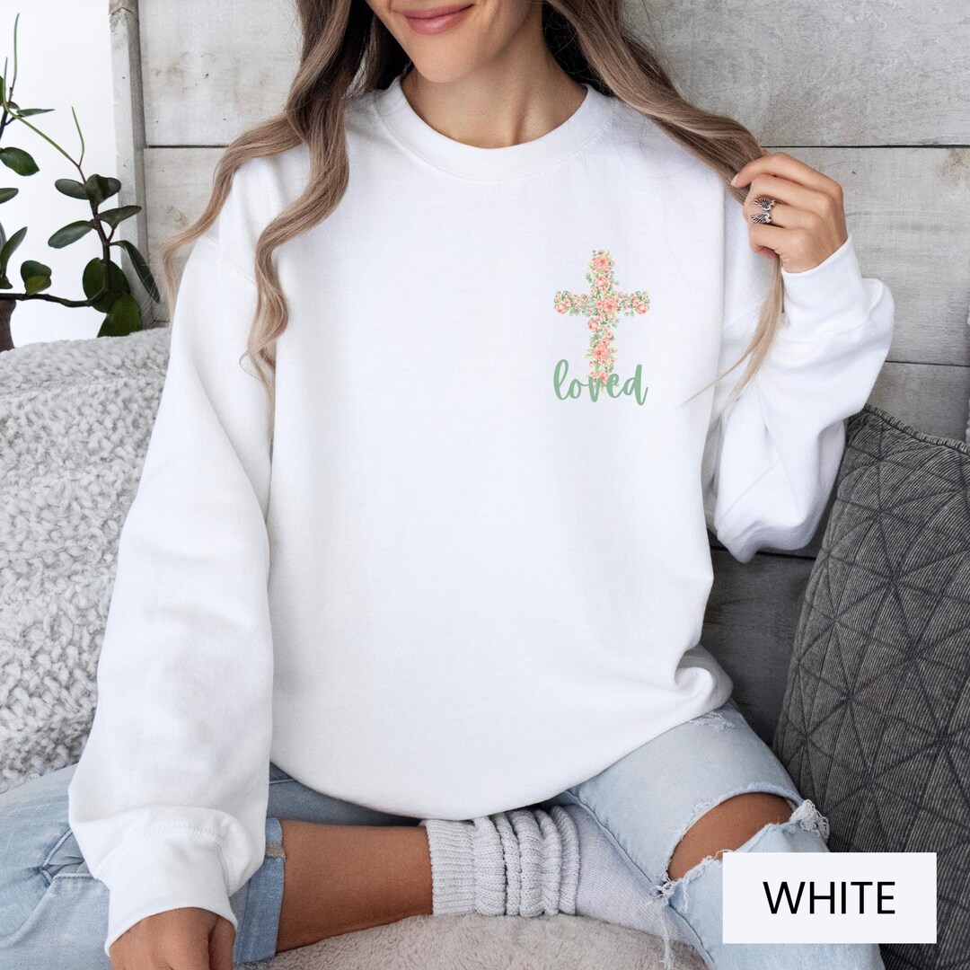 Faith Shirt Bible Verse Sweatshirt Womens Christian Gifts Religious ...