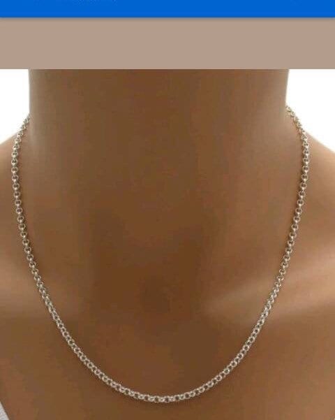 18” 925 Sterling silver 2mm rolo chain