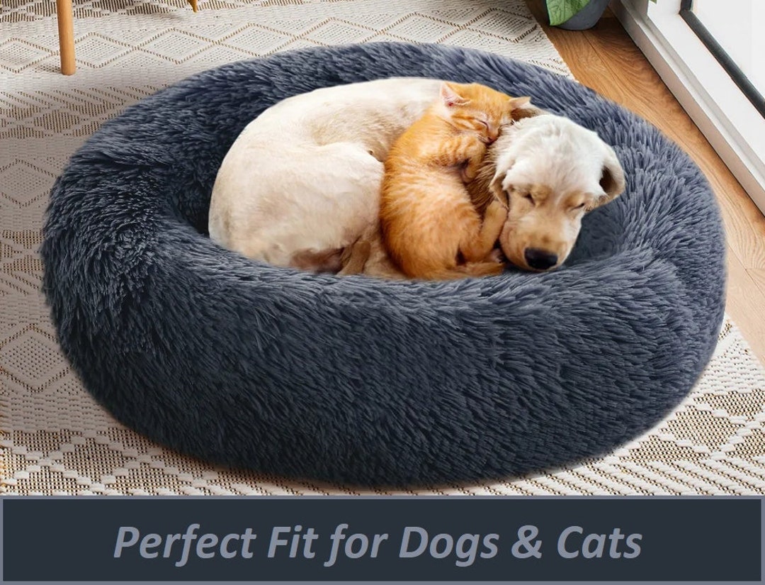 Premium Pet Calming Bed Fluffy Bed for Small Medium and Large Etsy