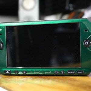 Modded Sony PSP 3000. Emerald Green. 6.61 CFW Mod. 64gb