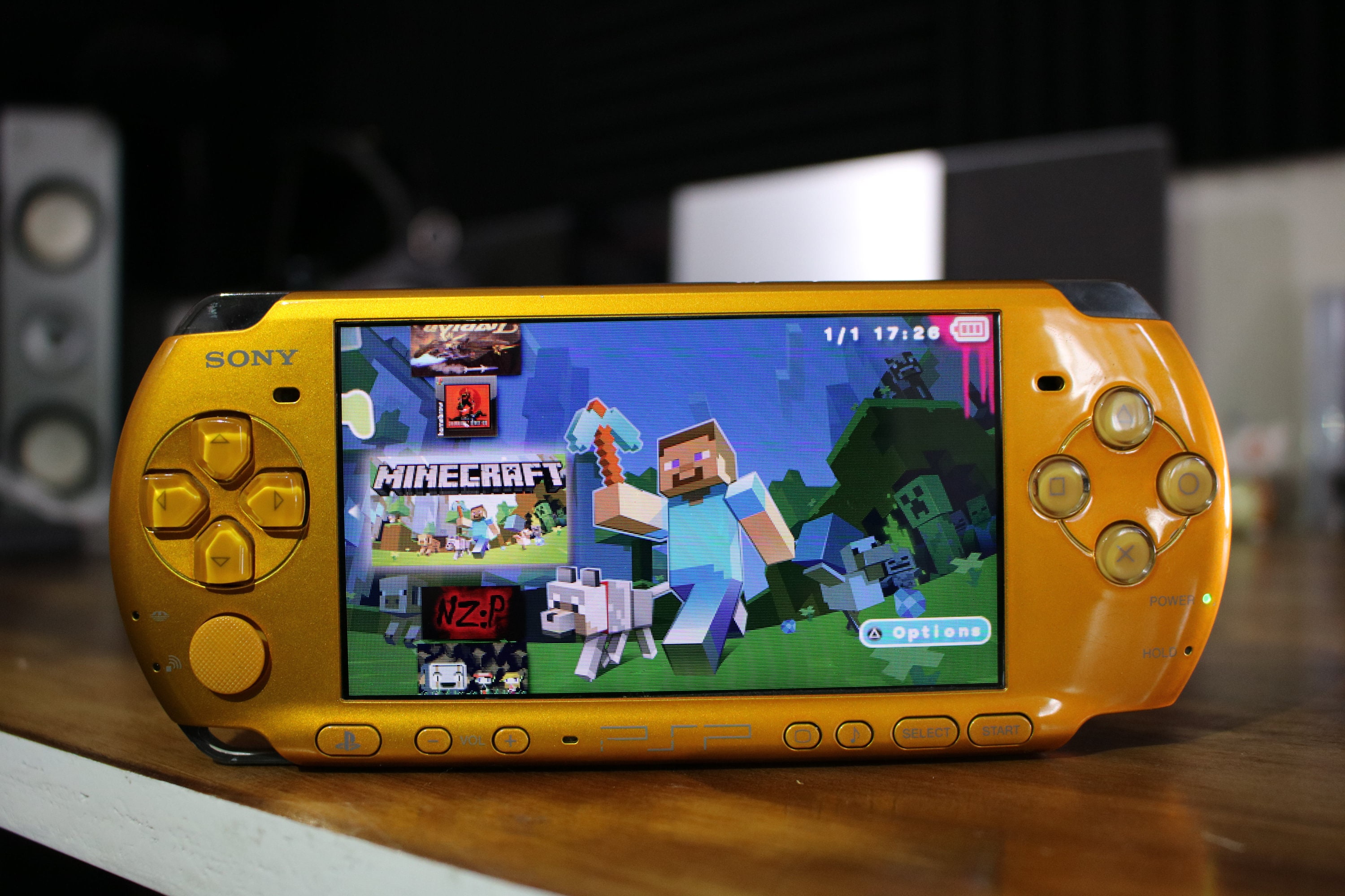 Modded Sony Psp 3000 Gold 6 61 Cfw Mod 128gb Charger And Etsy