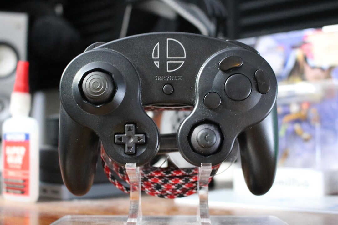 Phobgcc 2.0.5 Gamecube Controller Calibrated Tactile Z / D-pad Bald ...