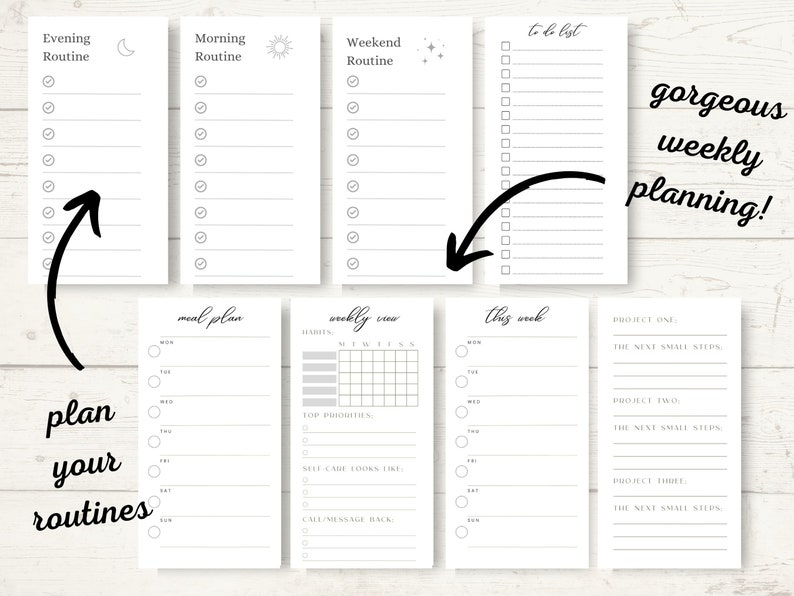Hobo Weeks Ultimate Printable Collection Weeks Printable Bundle Year in ...