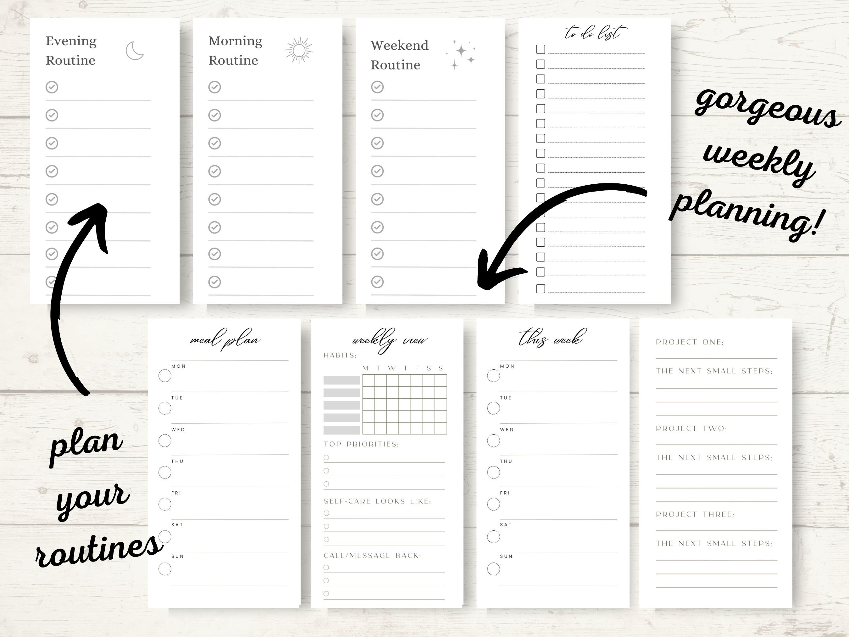 Hobo Weeks Ultimate Printable Collection Weeks Printable Bundle Year in ...