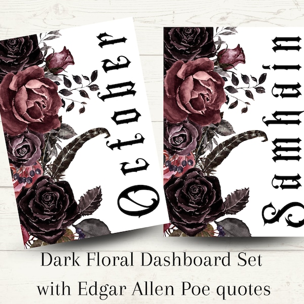 Edgar Allen Poe Planner Etsy Canada