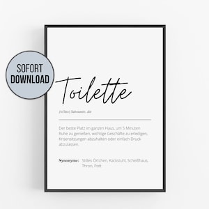 Decoração de fotos de banheiro | Cartaz de banheiro dizendo definição | Sinal de banheiro de hóspedes | Download