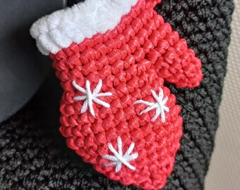 Christmas bag Charm: Handmade Christmas Ornament