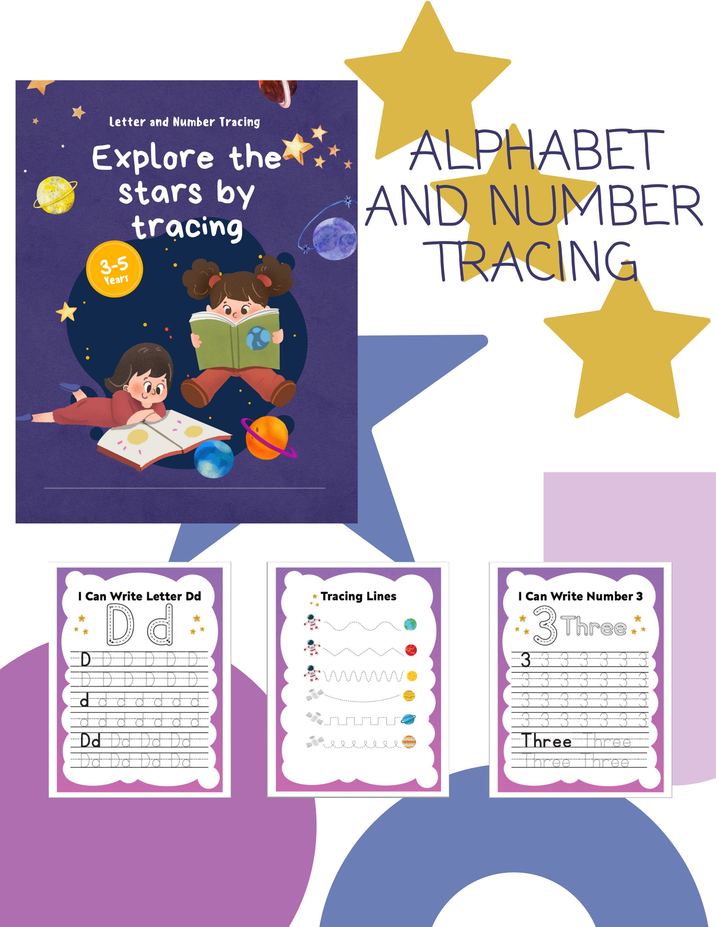 Tracing Books Kids - Etsy