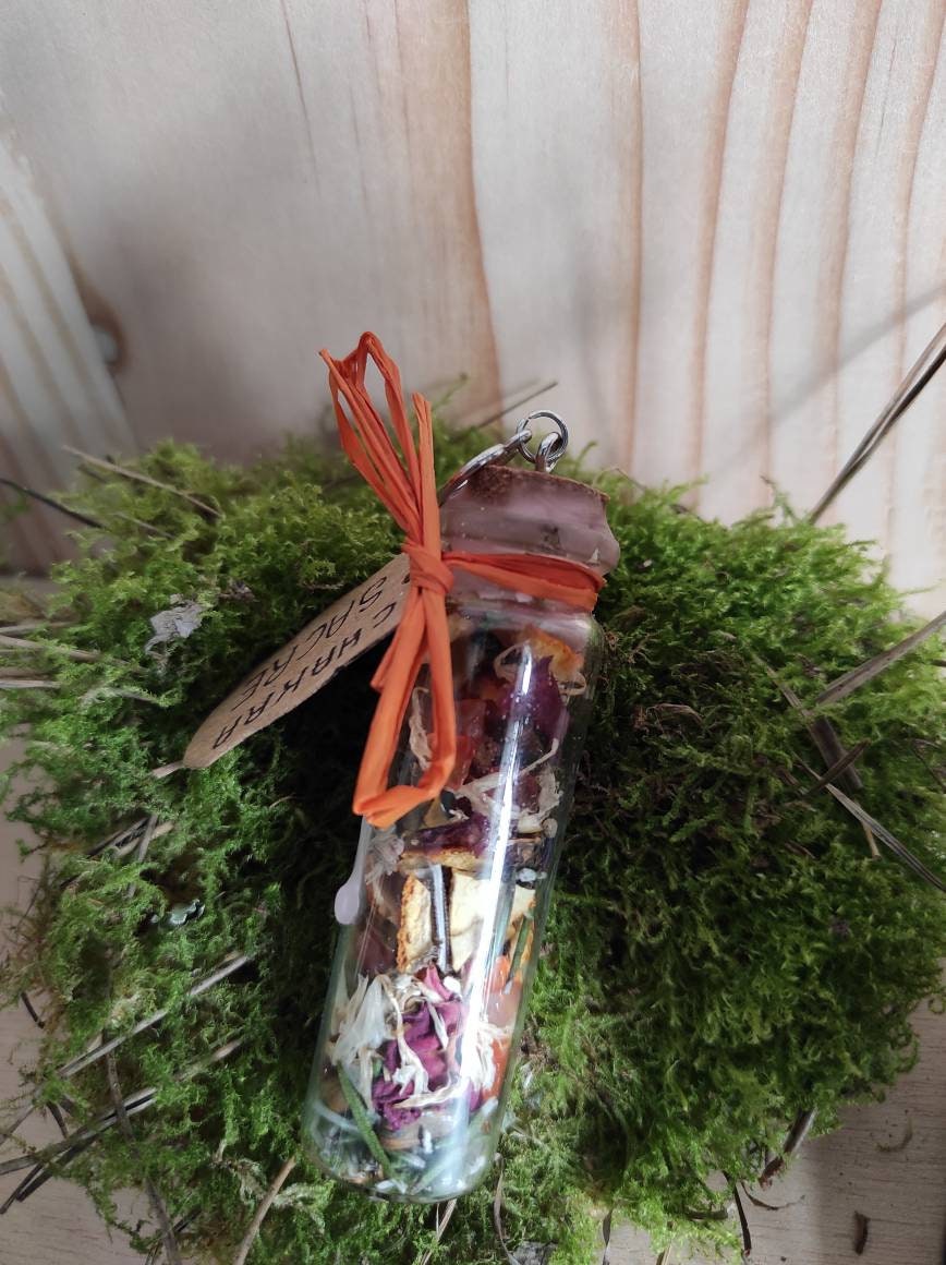 Fiole d'intention Chakra Sacré | Spell Jar