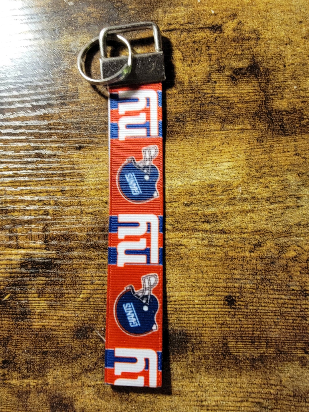 New York Giants Keychain Wristlets Etsy