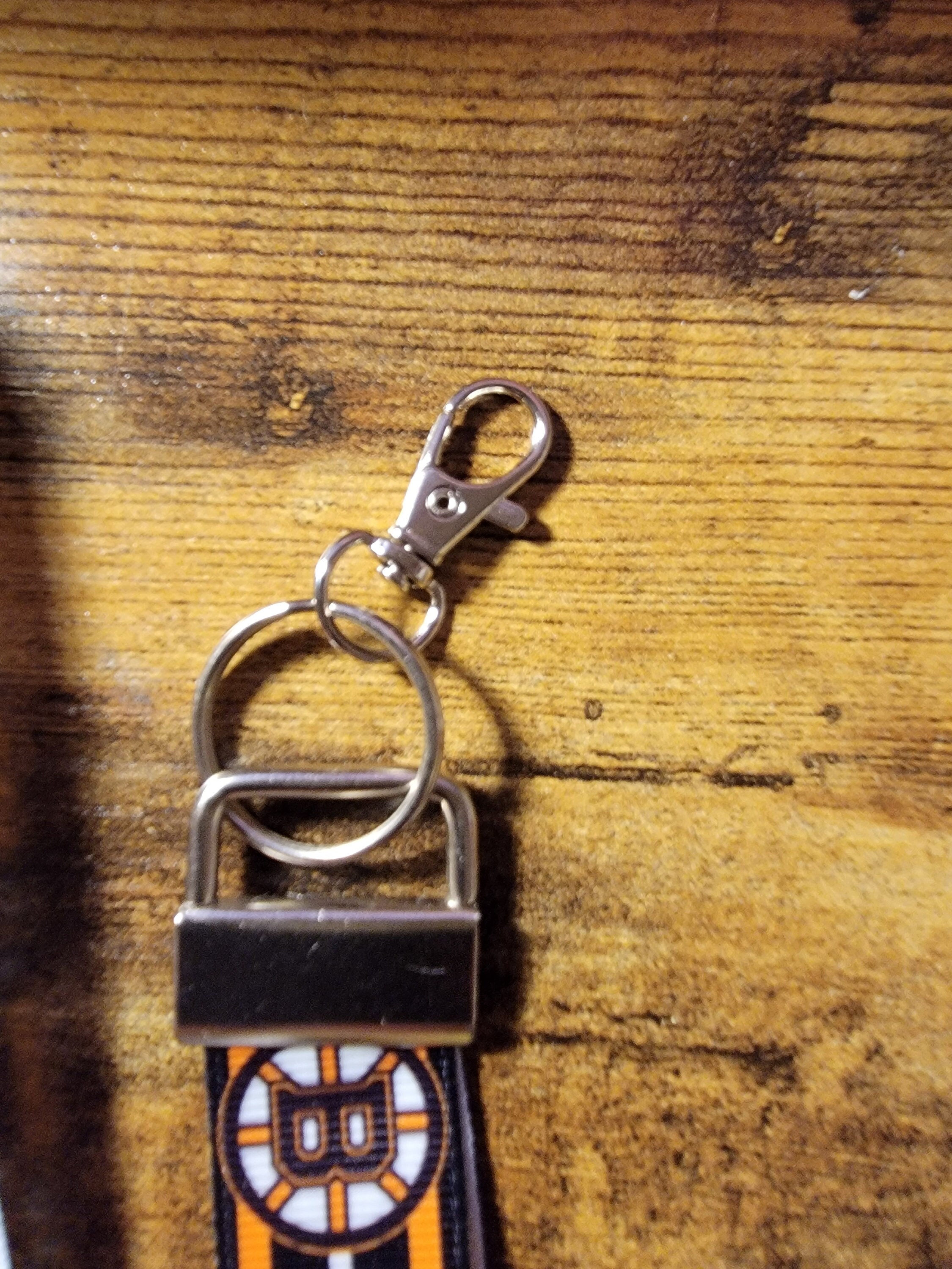 Boston Bruins Lanyard Badge and Key Holder Homemade - Etsy