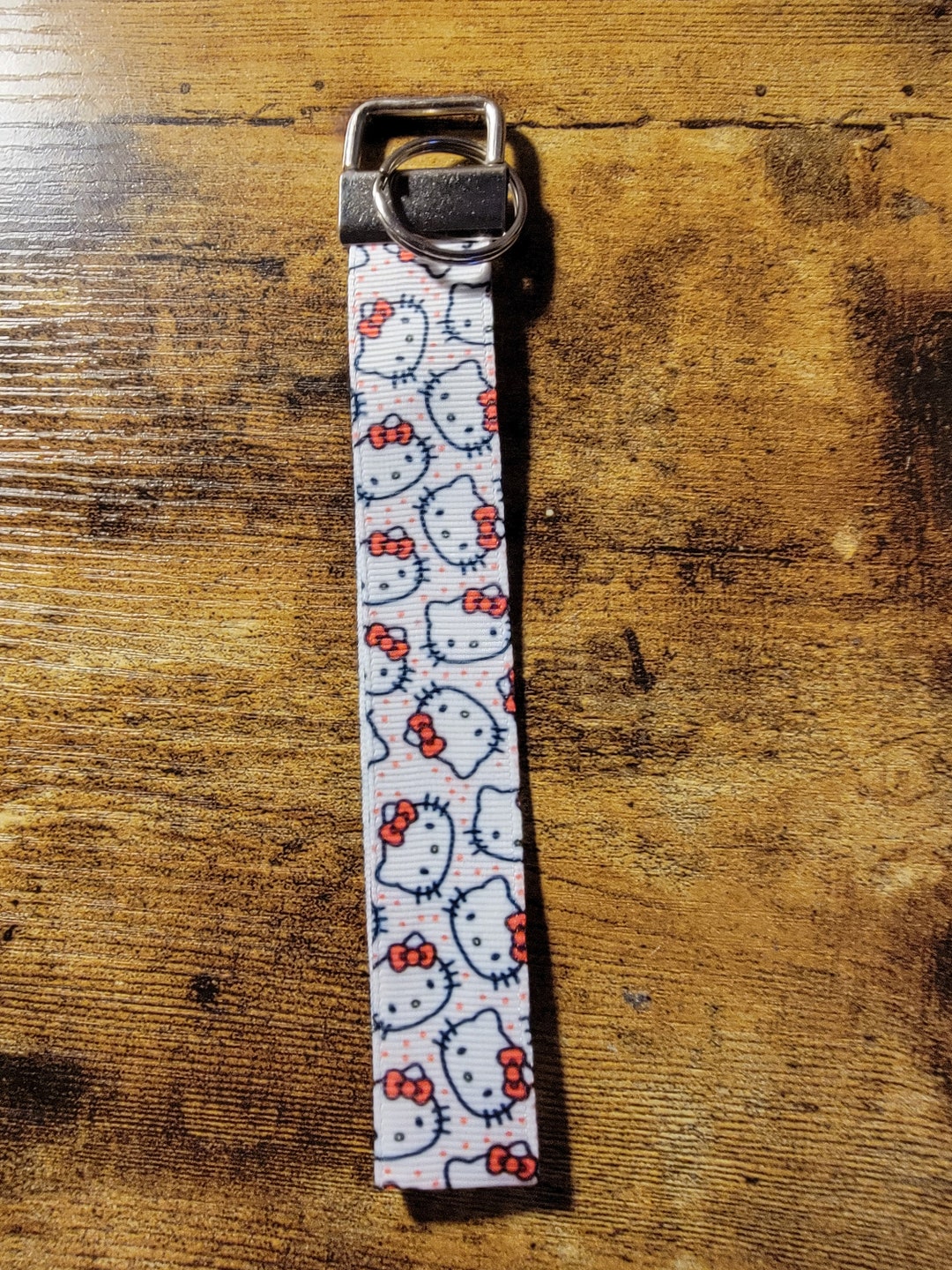 Hello Kitty Keychain Wristlet Etsy