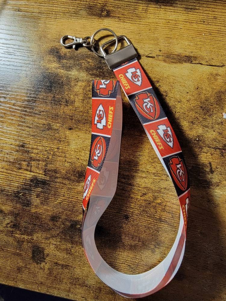 Kansas City Chiefs Lanyard Badge and Key Holder Homemade