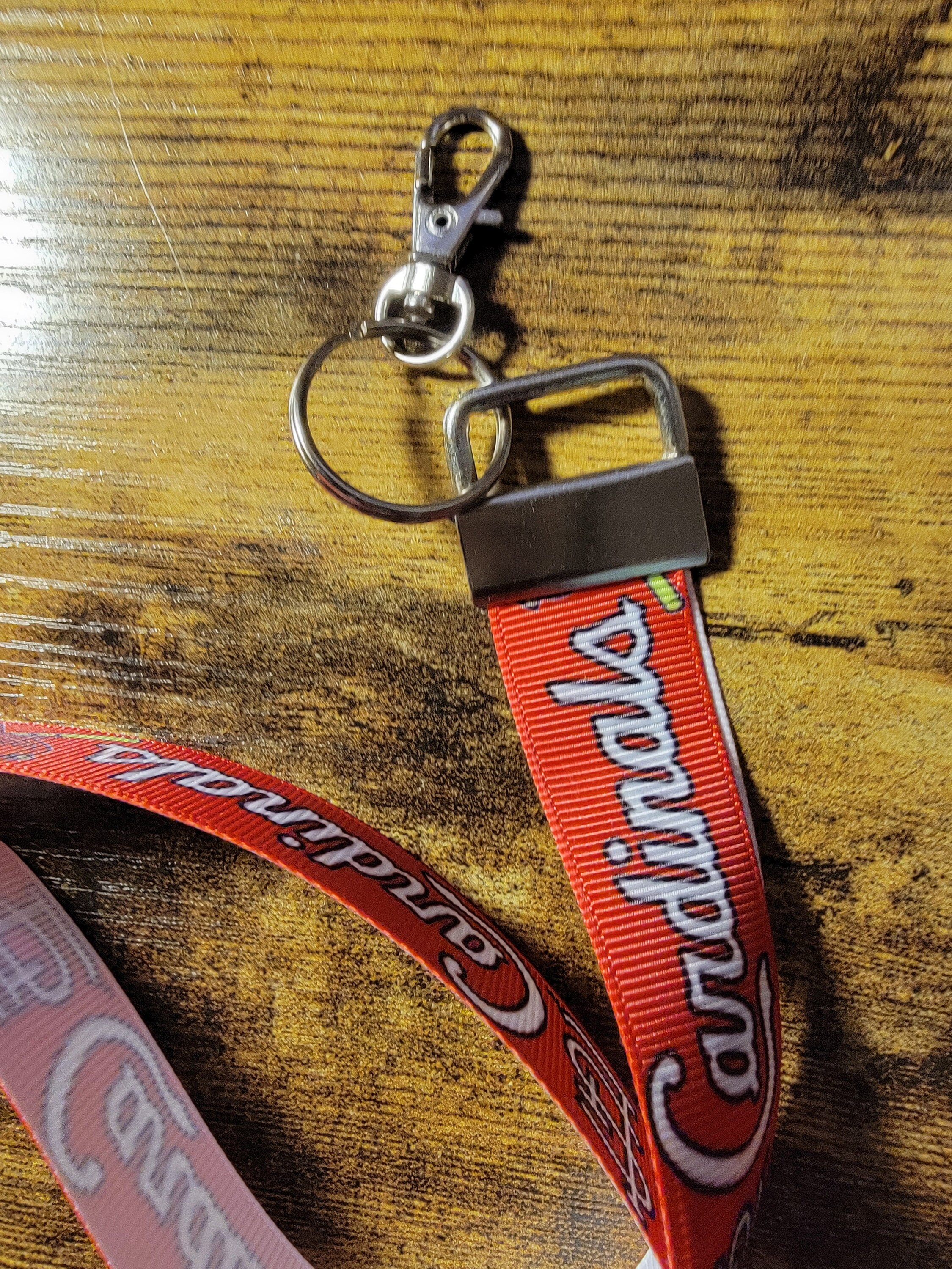Louisville Cardinals Premium Lanyard - Charcoal ID & Key Holder With Detachable Clip - View #5