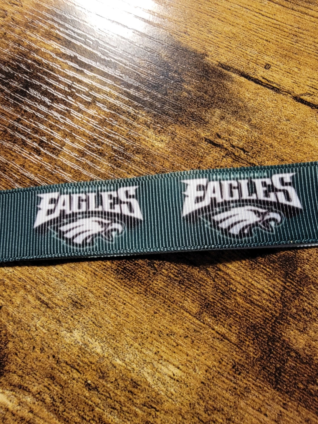 Philadelphia Eagles Lanyard/keychain Badge Holder Etsy