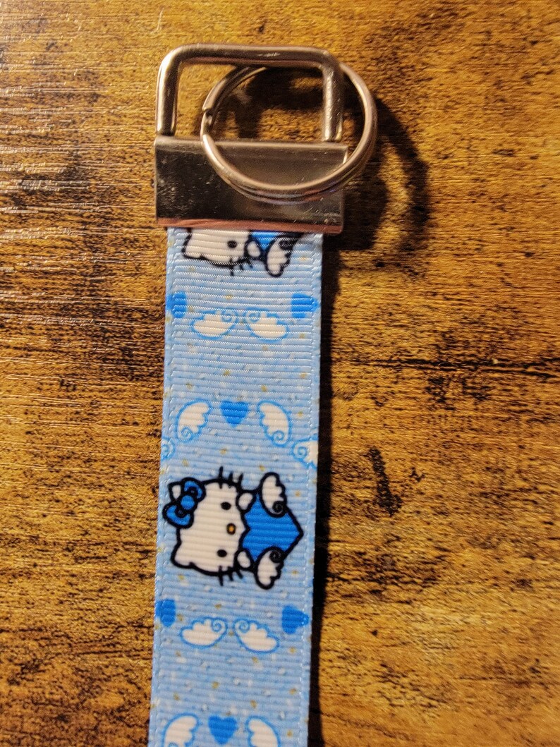 Hello Kitty Keychain Wristlet Etsy