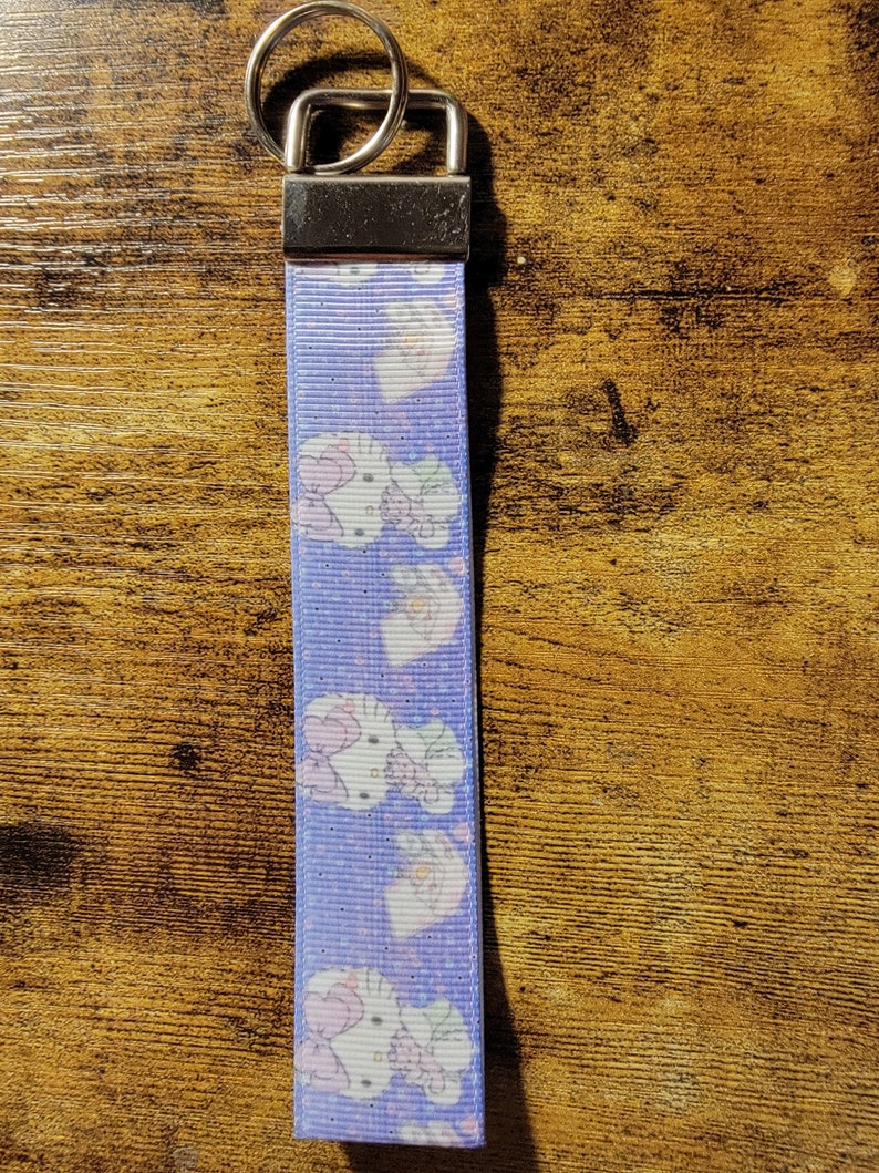 Hello Kitty Keychain Wristlet Etsy