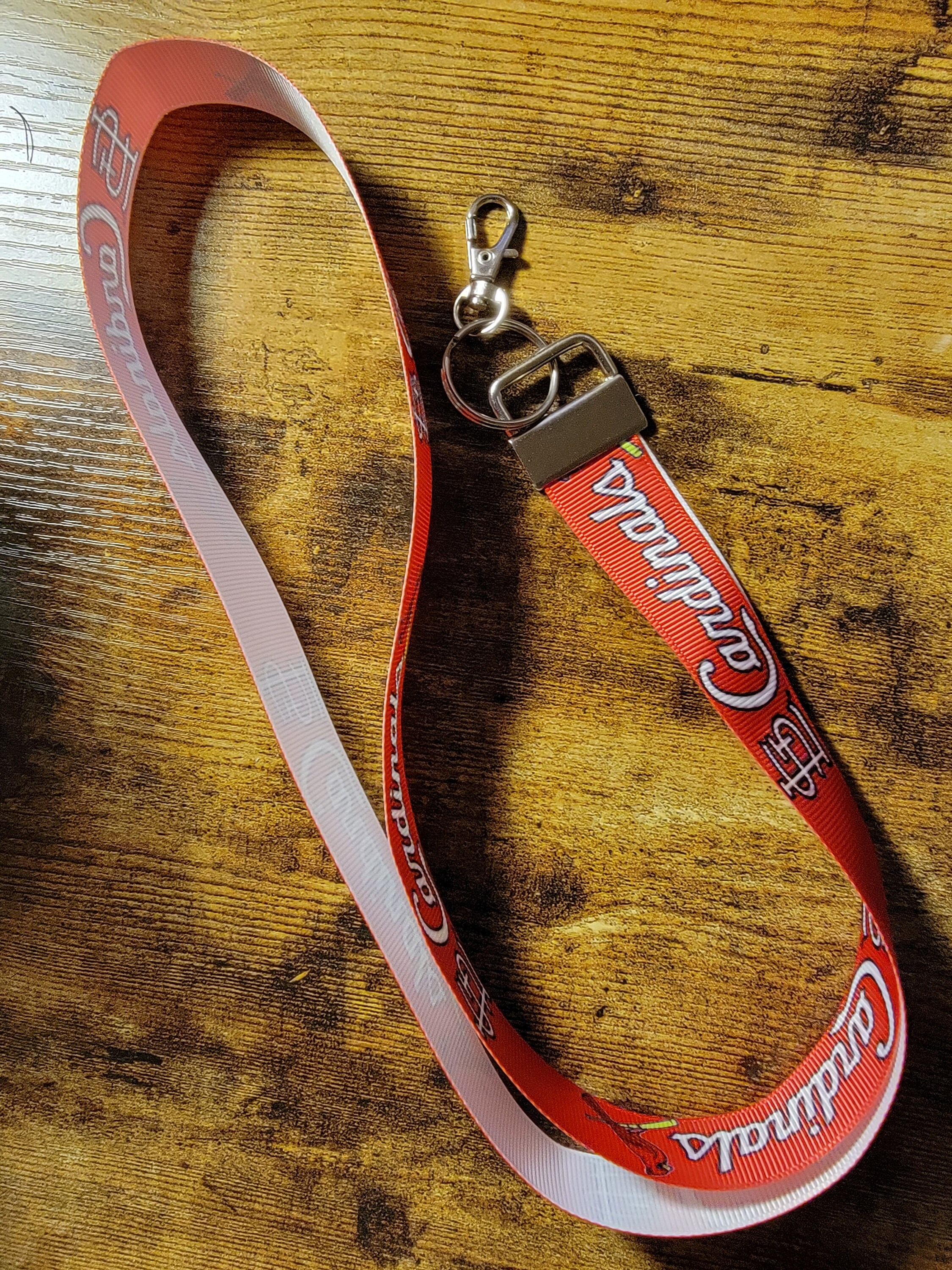 Louisville Cardinals Premium Lanyard - Charcoal ID & Key Holder With Detachable Clip