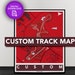 Custom Race Track Map | Digital Download | Personalized Map Poster ...