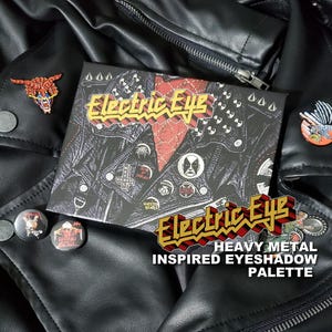 Heavy Metal Eyeshadow Palette - ELECTRIC EYE - The worlds only TRUE Heavy Metal inspired eyeshadow palette