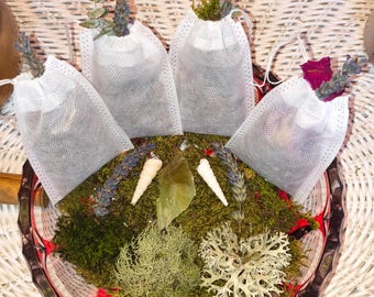 Sachês de lavanda sagrada