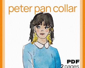 Peter Pan Collar - Sewing Pattern PDF Download