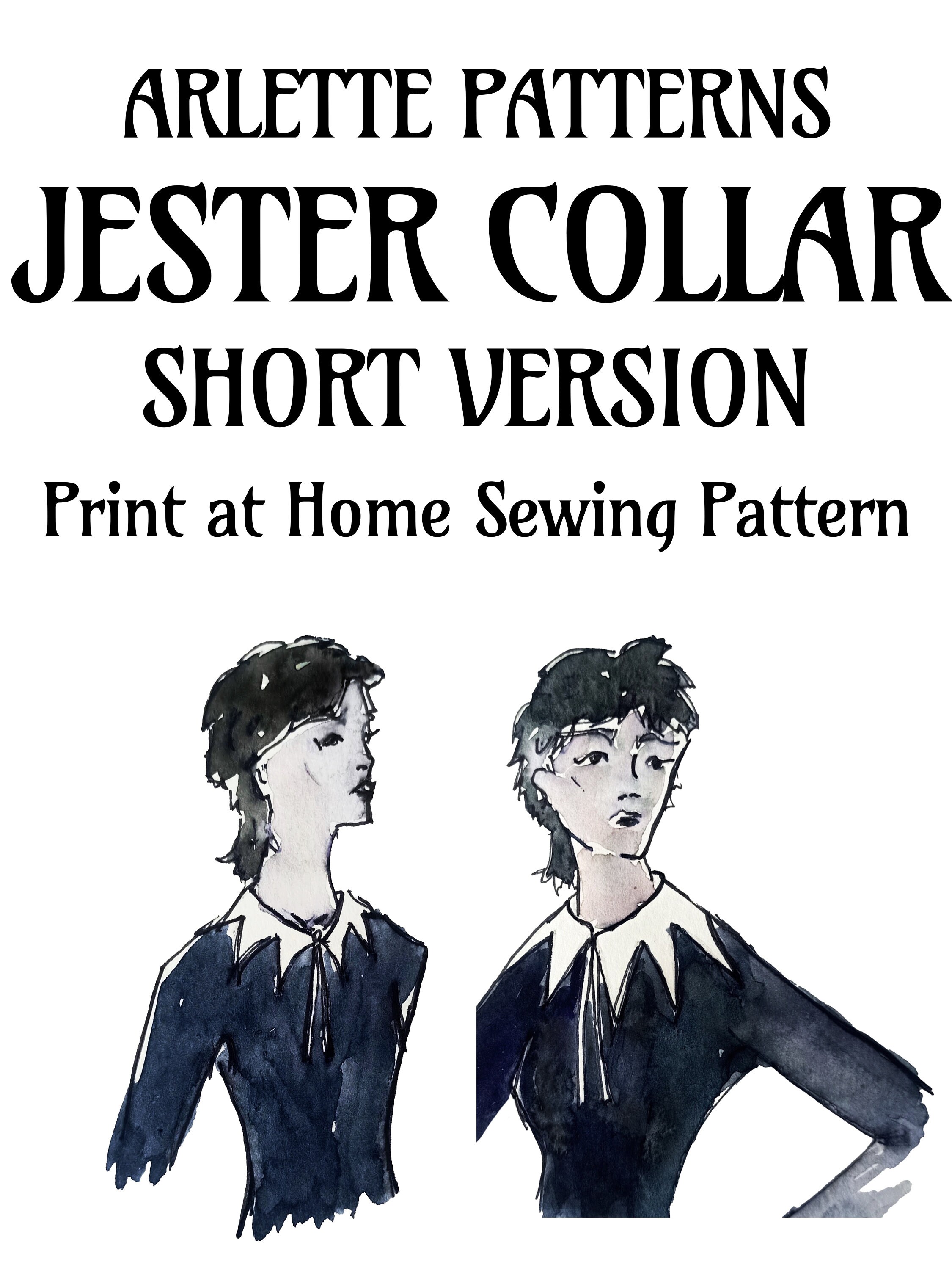 Jester Collars and Cuffs Sewing Pattern PDF Download Etsy