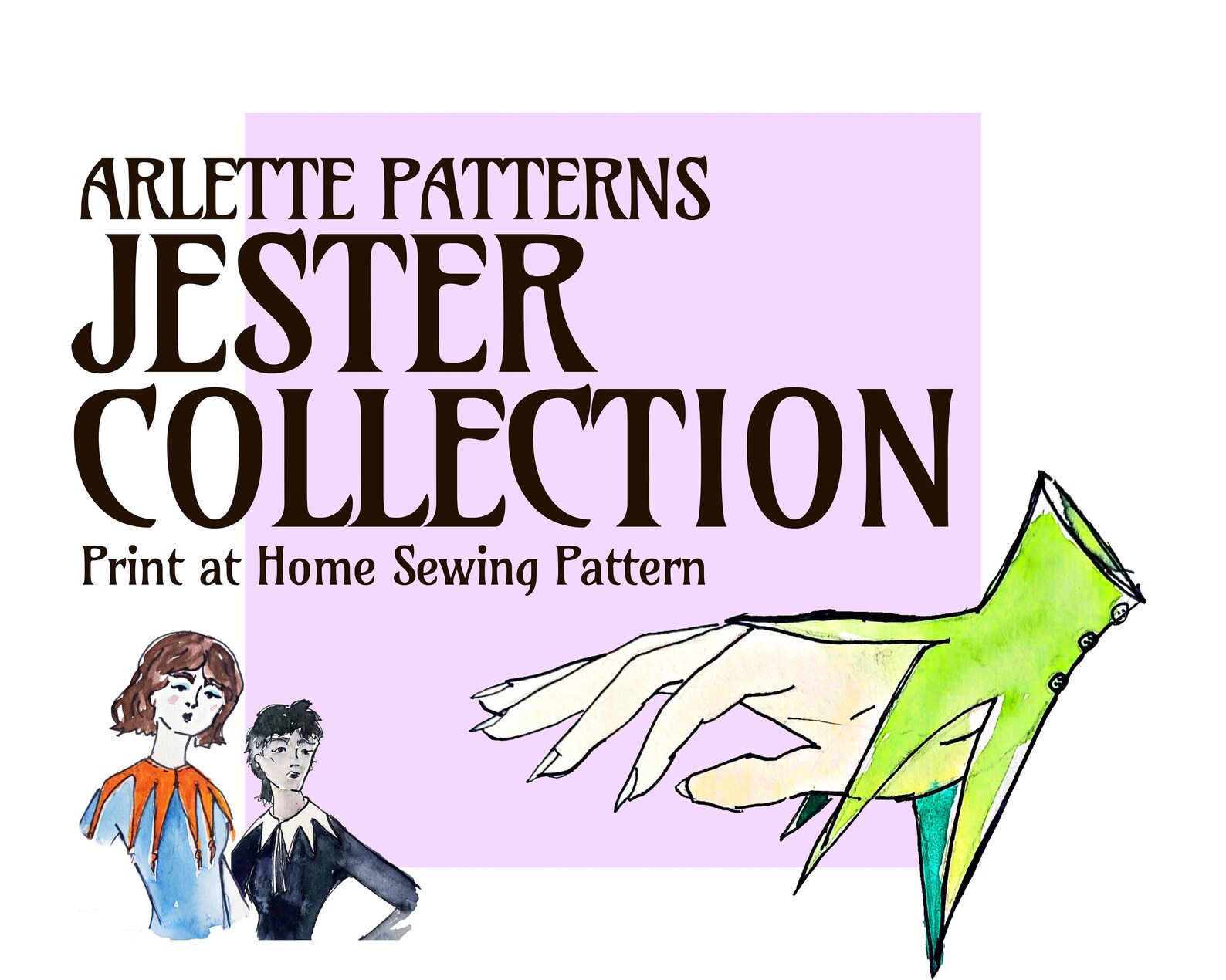 Jester Collars and Cuffs Sewing Pattern PDF Download Etsy