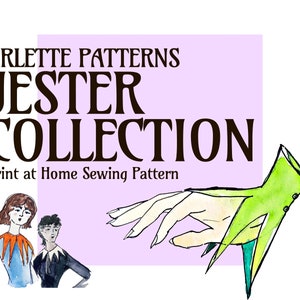 Jester Collars and Cuffs - Sewing Pattern PDF Download