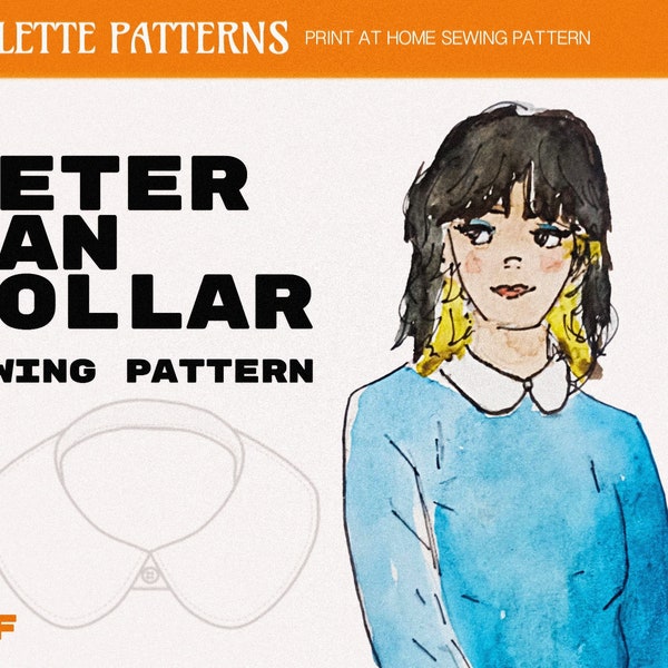 Peter Pan Kragen - Schnittmuster PDF Download