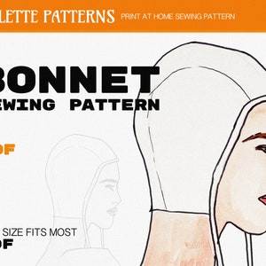 Bonnet - Sewing Pattern PDF Download