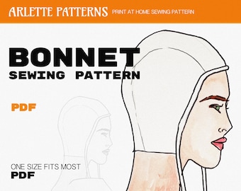 Bonnet - Sewing Pattern PDF Download