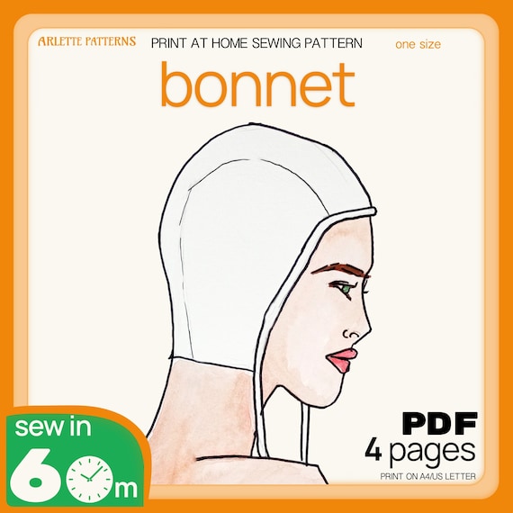Bonnet Sewing Pattern PDF Download